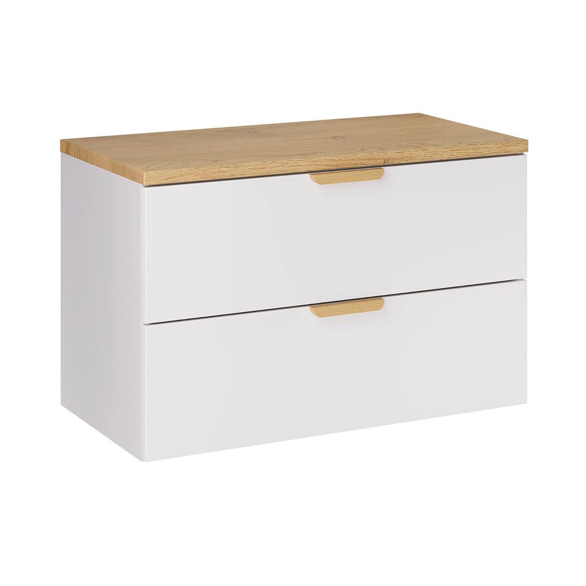 WASCHTISCHUNTERSCHRANK 80.6cm Oria Weiß - Weiß, Holzwerkstoff (80.6/50/46.5cm) - Petits-meubles