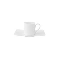 ESPRESSOTASSE MIT UNTERTASSE Modern Grace weiß 60 ml - Weiß, Keramik (11/7/14cm) - Villeroy & Boch