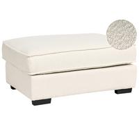 OTTOMANE Hellbeige Kolding - Beige/Schwarz, Textil (94/45/65cm) - Beliani