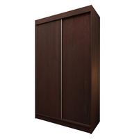 SCHWEBETÜRENSCHRANK SOFIA 120/216/61 cm 2-türig Wengefarben - Wengefarben, Holzwerkstoff (120/216/61cm) - MASSENO