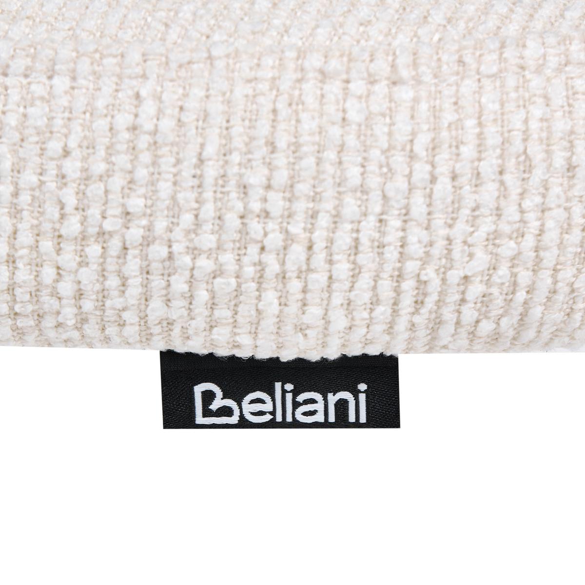 ESSZIMMERSTUHL 2er Set Bouclé Cremeweiß Eileen - Creme, Textil (45/80/57cm) - Beliani