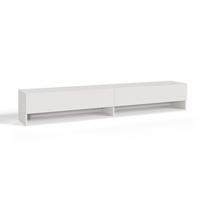 HÄNGELOWBOARD Halmstad - Weiß, Holzwerkstoff (180/30/31cm) - [en.casa]