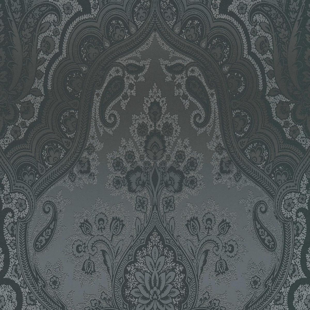 VLIESTAPETE Schwarz 53/1005 cm - Schwarz, Kunststoff/Textil (53/1cm) - KUNSTLOFT
