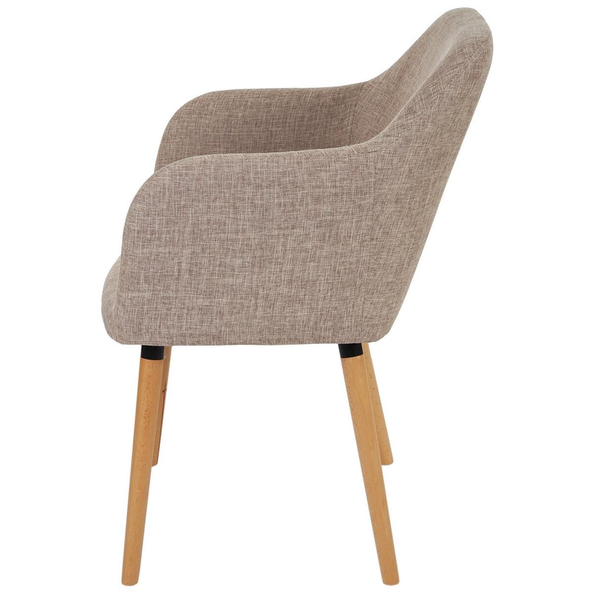 ESSZIMMERSTUHL Beige, Grau - Greige/Beige, Textil (58/88/64cm) - MCW