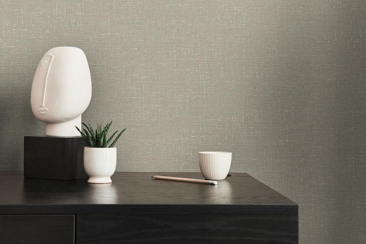 VLIESTAPETE Braun 53/1005 cm - Braun, Textil (53/1cm) - KUNSTLOFT