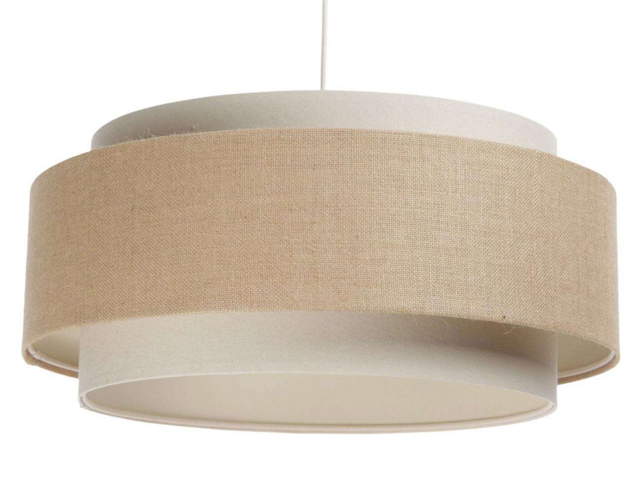 HÄNGELEUCHTE Beige 50/25 cm - Beige, Kunststoff (50/1.5/25cm) - ONZENO