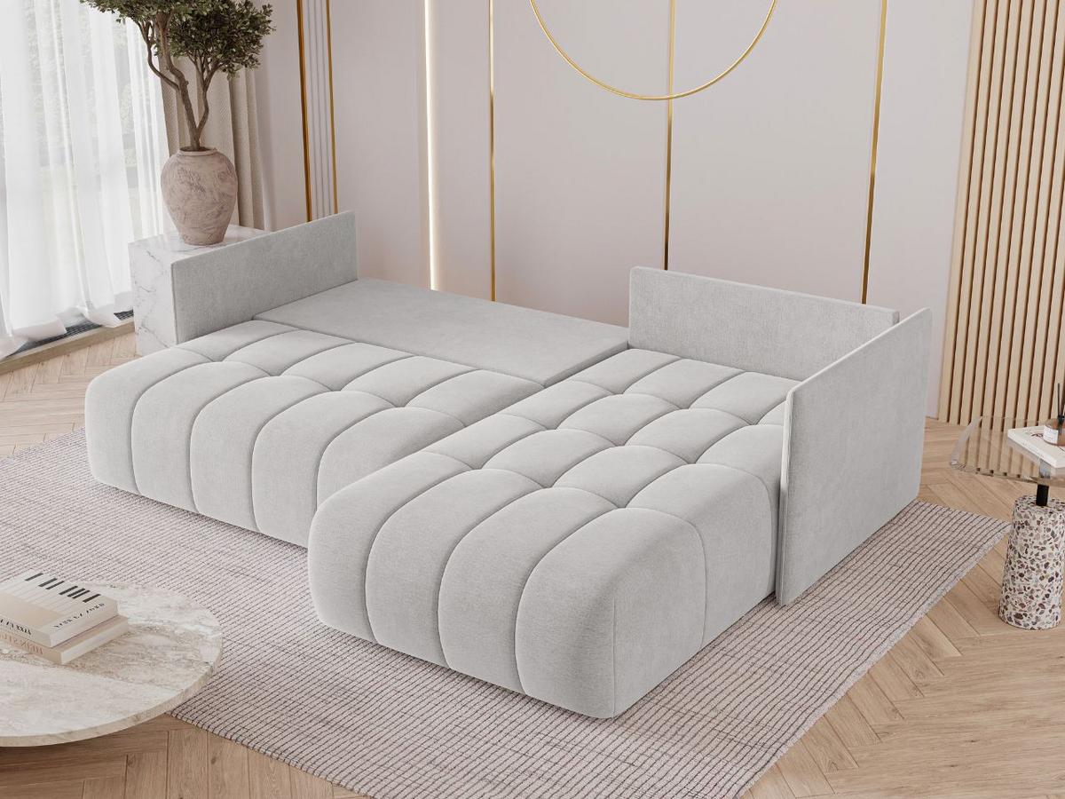 ECKSOFA Ardi Grau - Grau, Holz/Textil (245/182cm) - Graingold