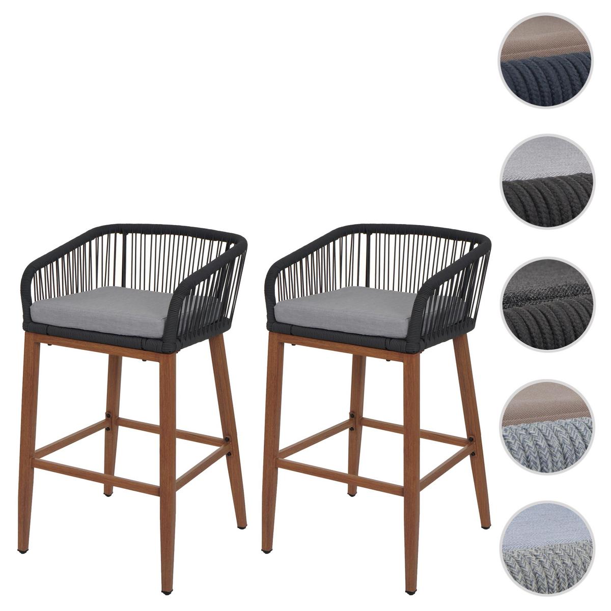 BARHOCKER Anthrazit, Hellgrau - Anthrazit/Hellgrau, Metall (51/92/53cm) - MCW