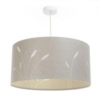 HÄNGELEUCHTE Taupe 60/100 cm - Taupe/Beige, Kunststoff (30/0.8/100cm) - ONZENO