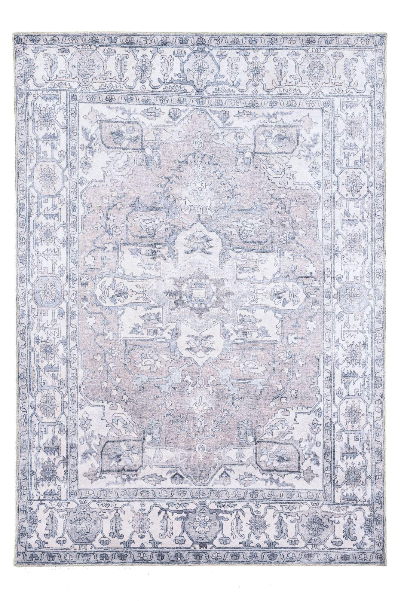 VINTAGE-TEPPICH Adara 140x200 cm - Beige, Textil (140/200cm) - Gino Falcone