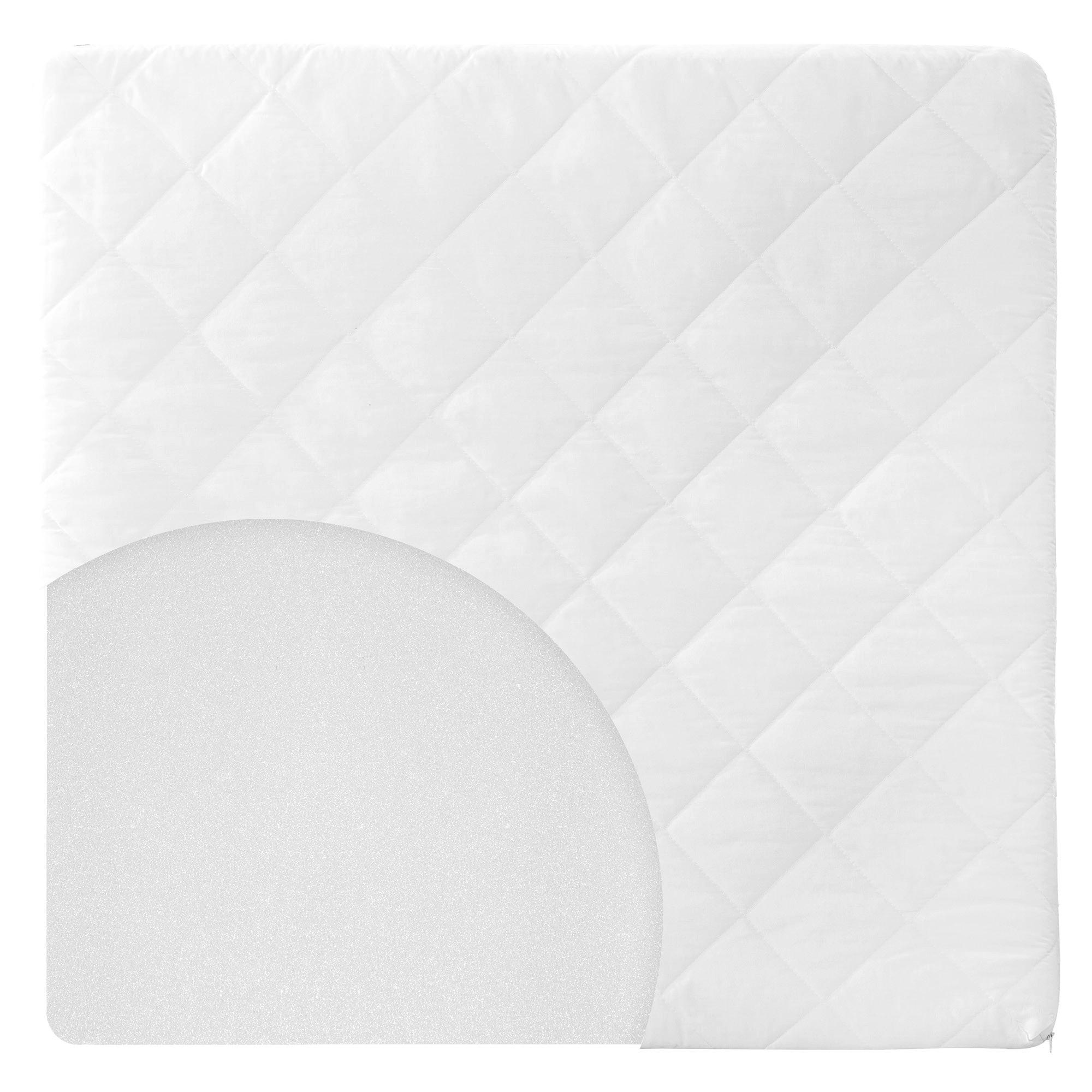 LAUFGITTERMATRATZE für Laufgitter 100 x 100 cm - Weiß, Textil (100/4/100cm) - Roba