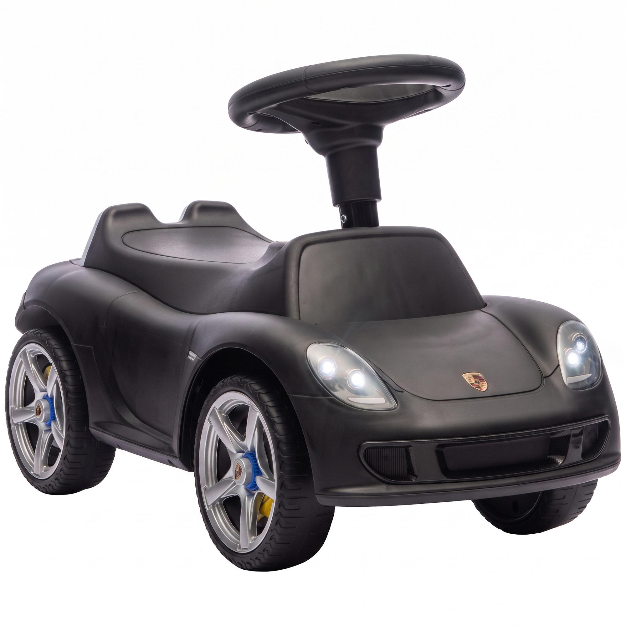 KINDER-RUTSCHAUTO PP Schwarz - Schwarz, Kunststoff (63/28.5/38cm) - AIYAPLAY