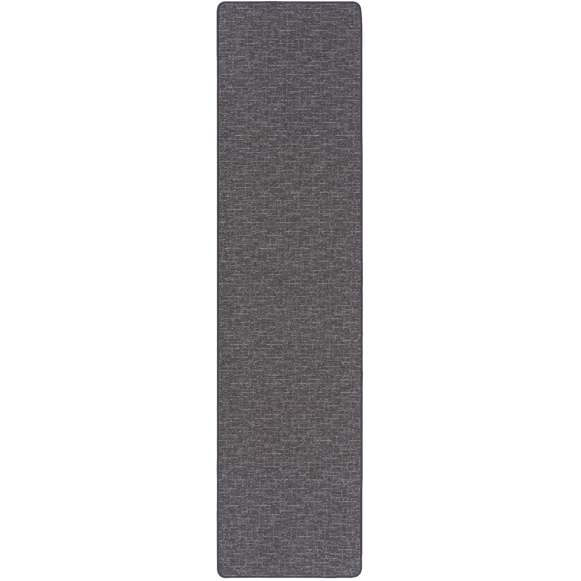 SCHLINGEN DESIGNER TEPPICH LÄUFER NIVA - Anthrazit, Textil (80/160cm) - Snapstyle