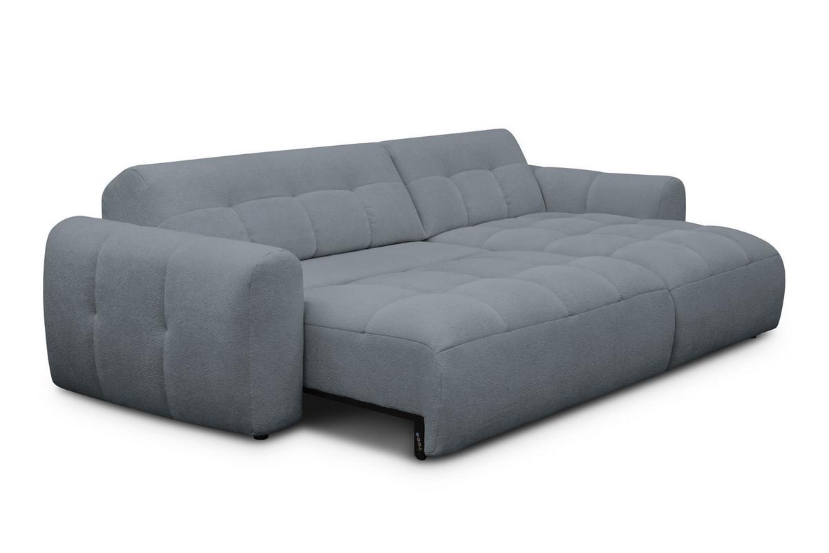 ECKSOFA LUMERO 4-Sitzer RECHTS, graphitfarben - Graphitfarben/Schwarz, Holz/Textil (275/166cm) - Courtois Laville