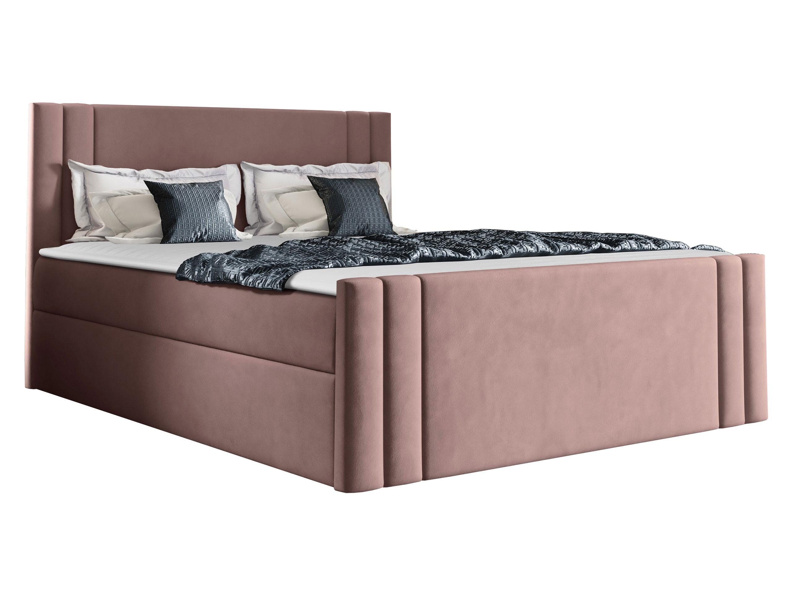 BOXBETT Carmen - H3 - Rosa, Holz (140/200cm) - MIRJAN24