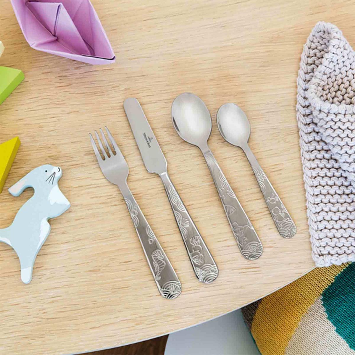 KINDERBESTECK Happy as a Bear silber - Silberfarben, Metall - Villeroy & Boch
