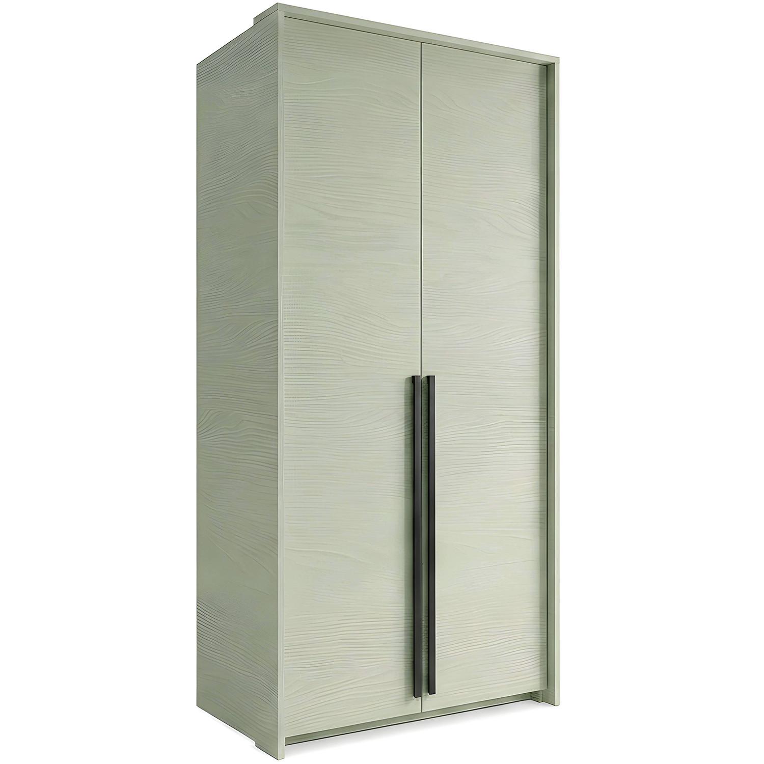 DREHTÜRENSCHRANK Giana mit 2 Türen, 105 cm, Eukalyptusfarbe - Eukalyptusholzfarben, Holzwerkstoff (105/217/65cm) - Beautysofa