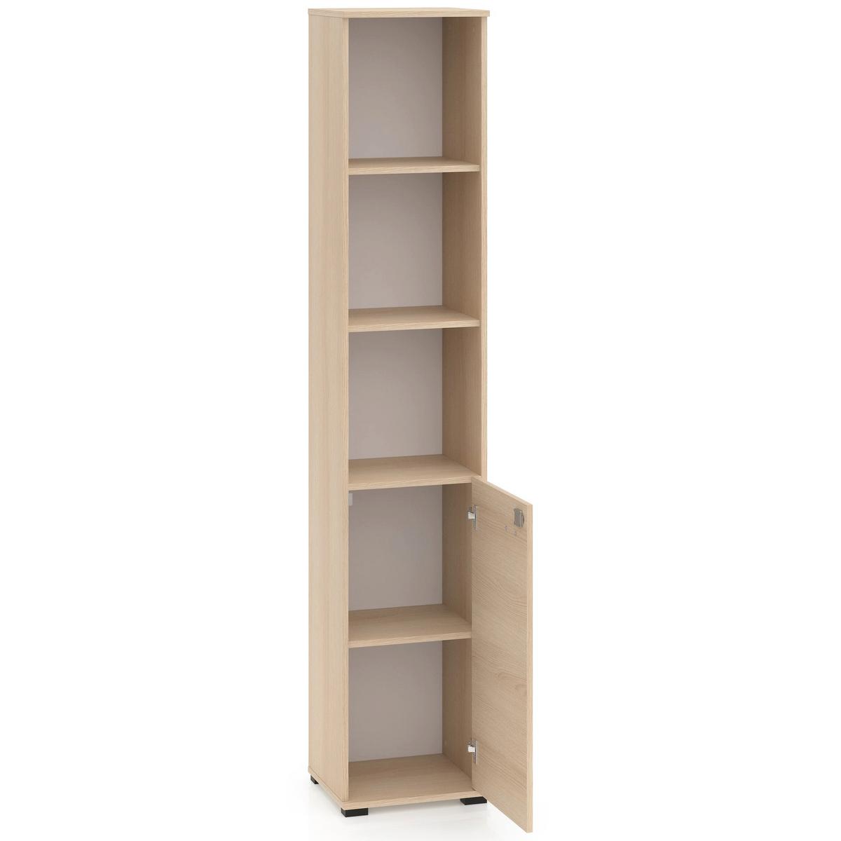 STANDREGAL Odelis 39 cm - Beige/Schwarz, Holzwerkstoff/Kunststoff (39/203/33.7cm) - Selsey