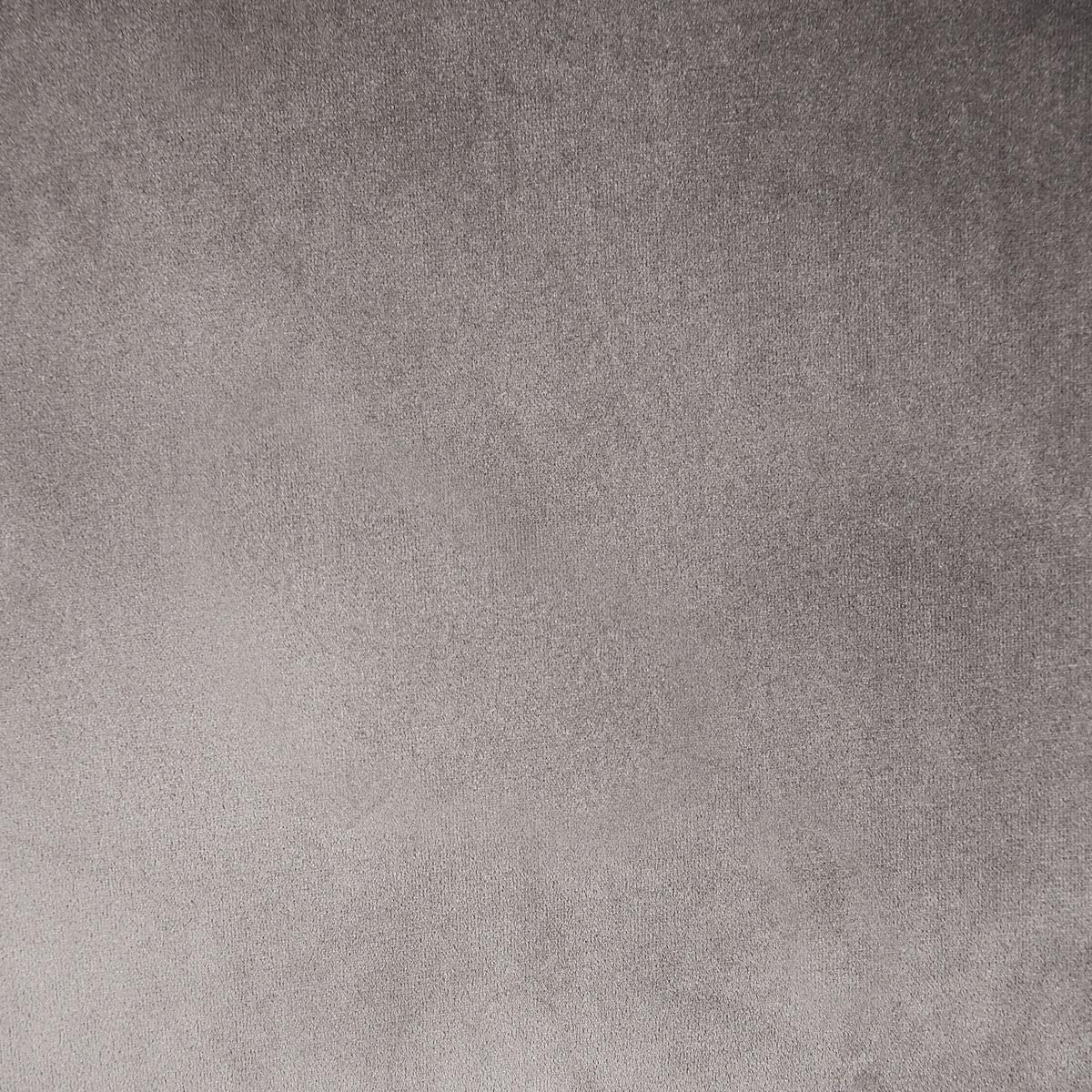ESSZIMMERSTUHL 2er-Set Samtstoff Grau Covelo - Grau, Textil/Metall (46/84/45cm) - Beliani