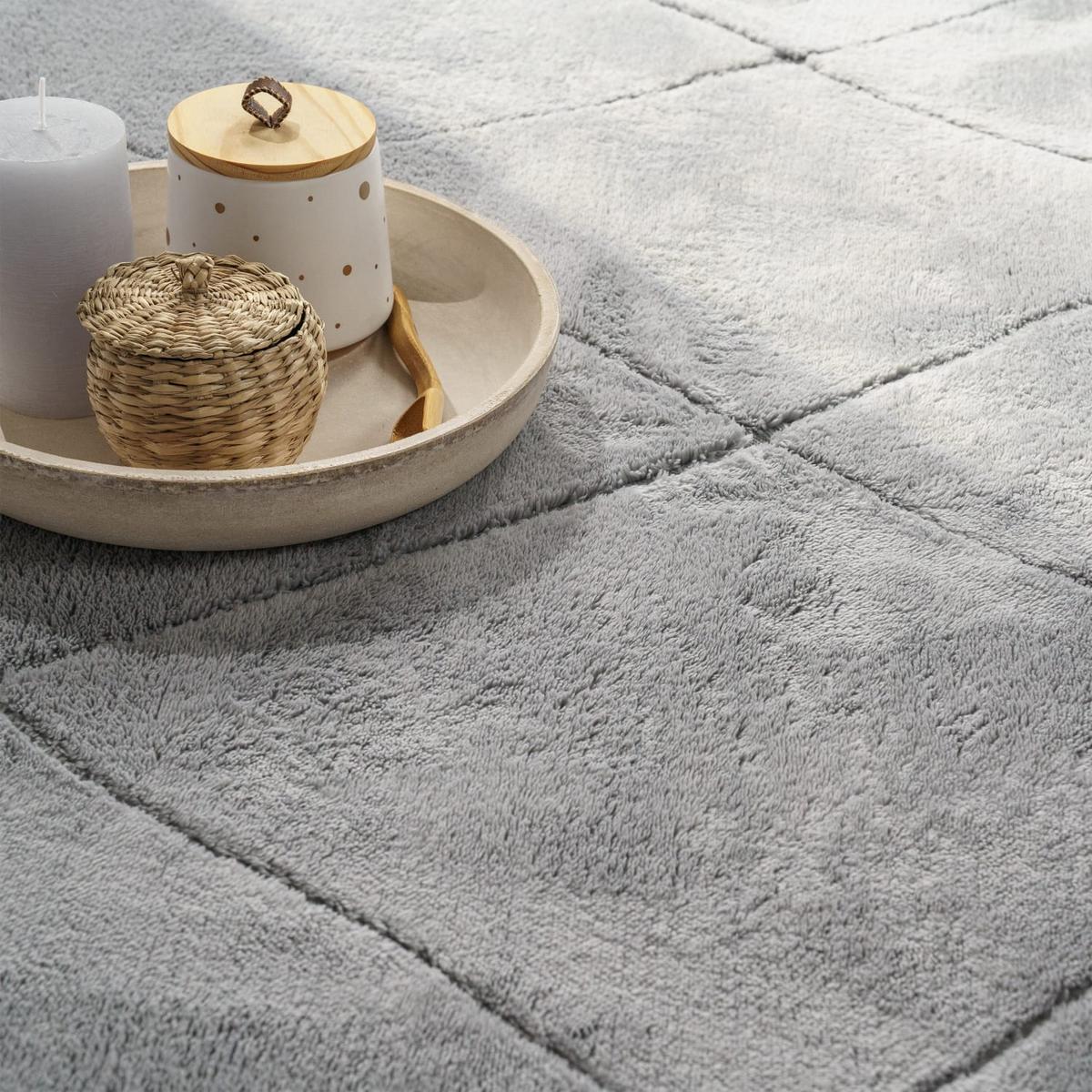 FLACHWEBETEPPICH Skandinavisch Grau 120 x 160 cm - Hellgrau, Kunststoff (120/160cm) - TT Home