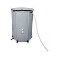 REGENWASSERTANK récupérateur d'eau souple en pvc 250 l - gris - Grau, Kunststoff (60/88/60cm) - Habitat Garten