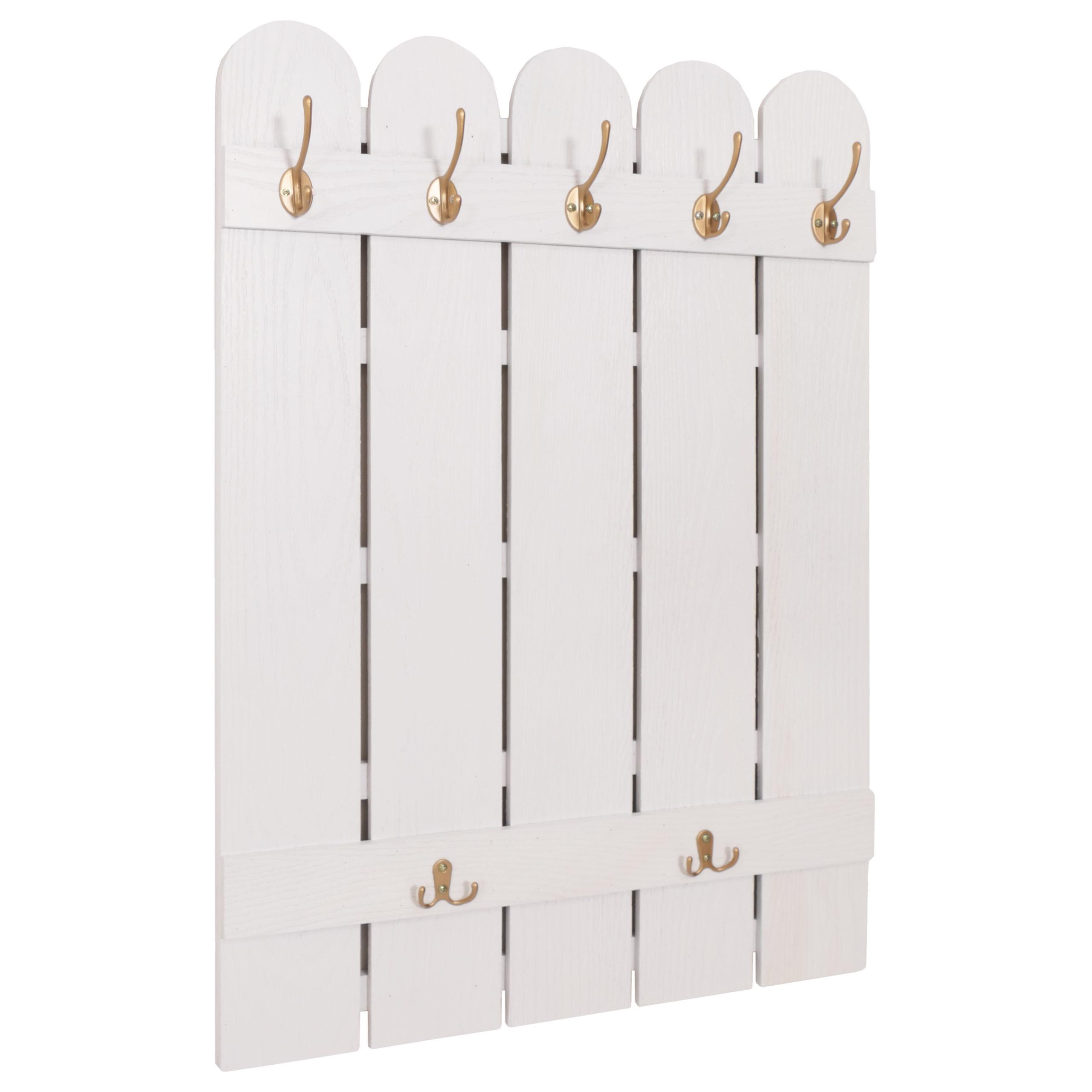 WANDGARDEROBE Weiß - Weiß, Holz (60/86/3cm) - MCW