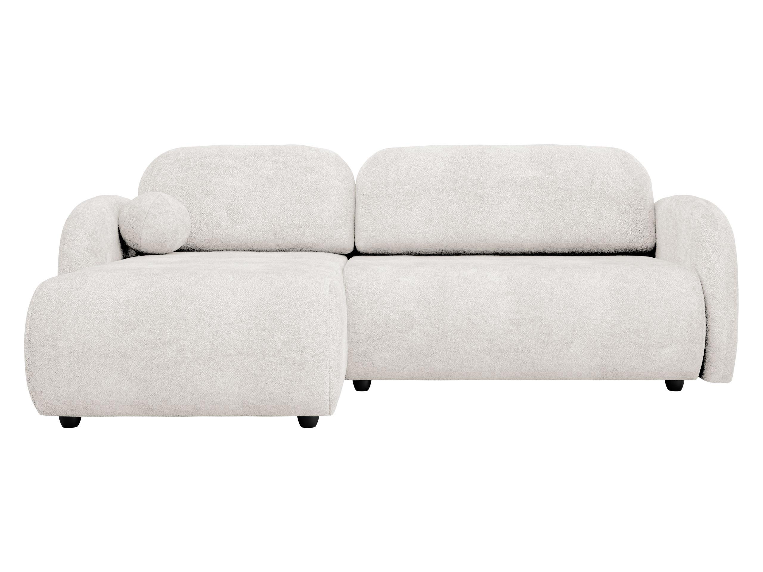 ECKSOFA Dream L - Creme/Schwarz, Holz/Kunststoff (233/160cm) - MIRJAN24