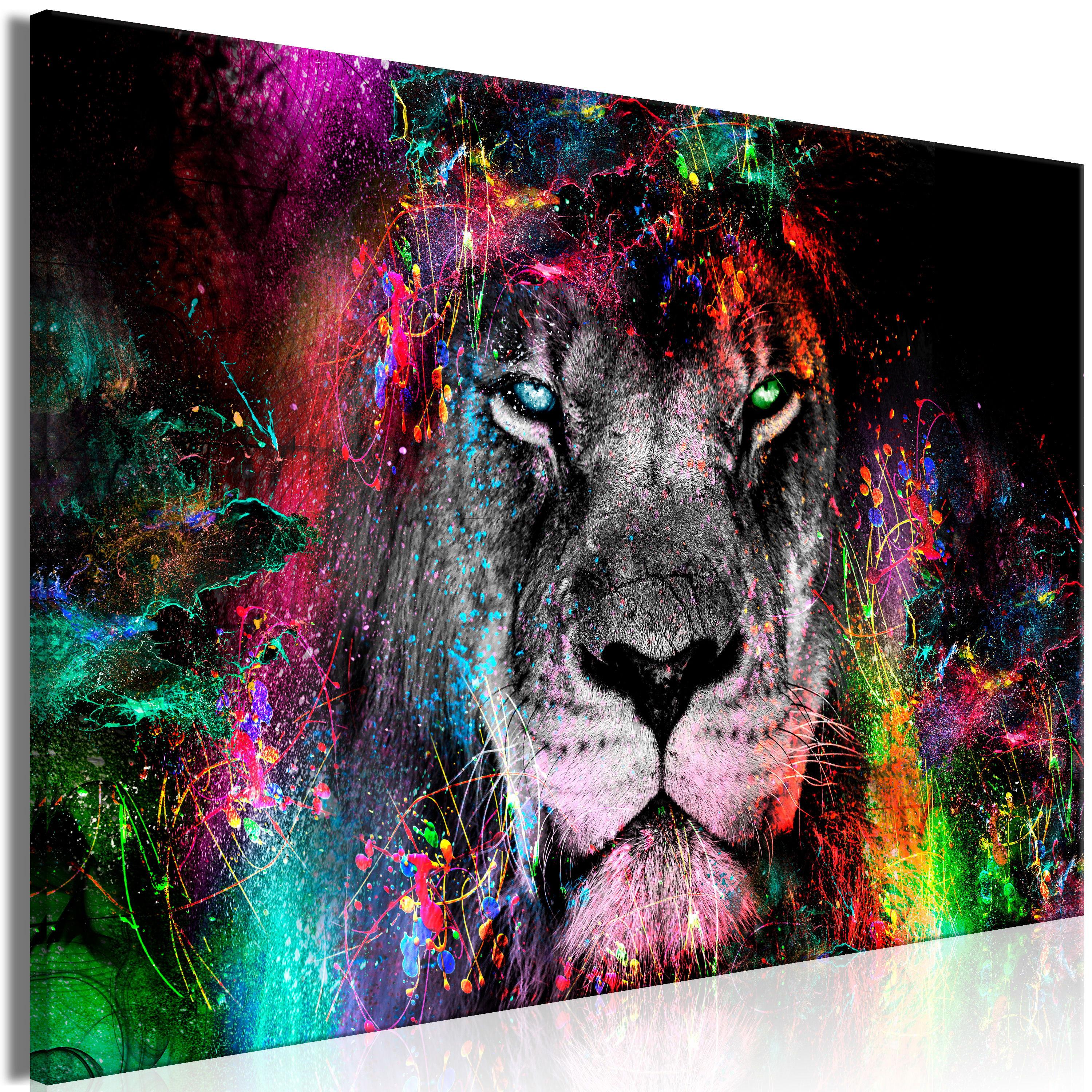 KUNSTDRUCK Bunt 90/60 cm - Multicolor, Textil (90/60cm) - KUNSTLOFT
