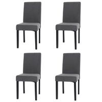 ESSZIMMERSTUHL Grau 4er-Set - Grau, Textil (42/90/50cm) - MCW