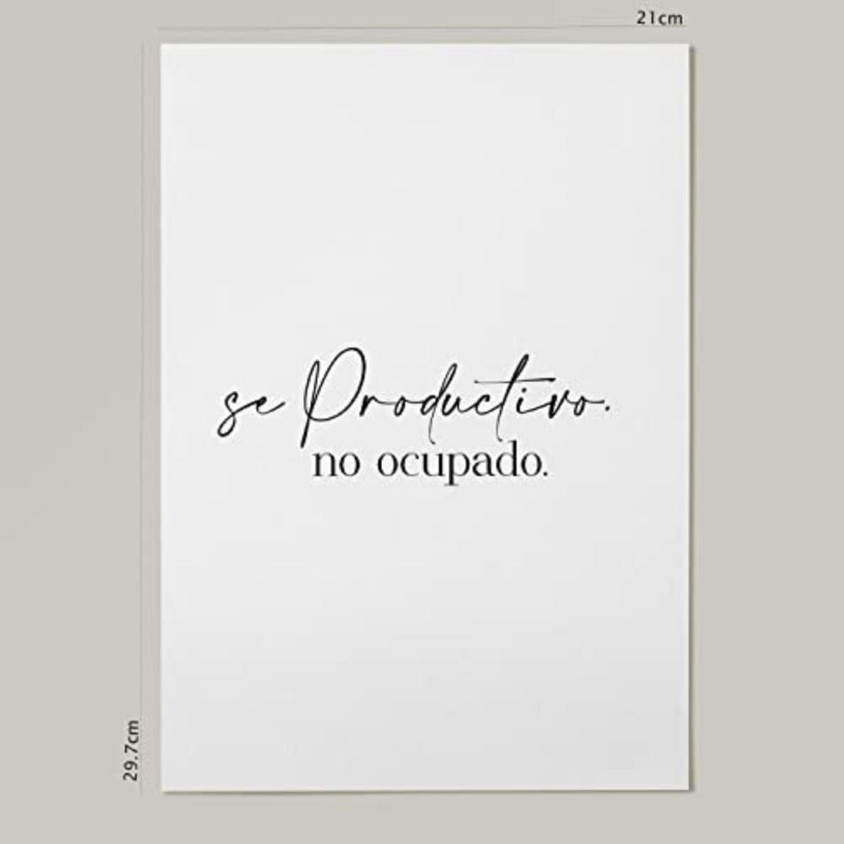 POSTER Set mit 4 Jetzt TypografieStil A4 Rahmenlos - Klar, Papier (29.7/3cm) - Nacnic