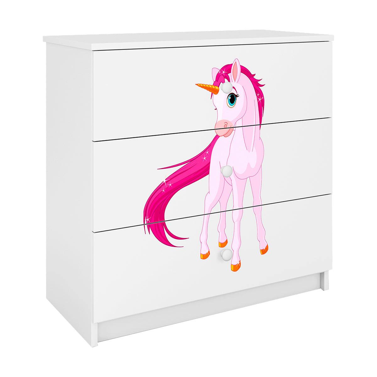 KINDERKOMMODE Weiß - Weiß, Holzwerkstoff (81/80/41cm) - Petits-meubles
