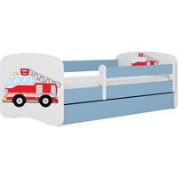 KINDERBETT Emily mit Schublade und Matratze, 80x180 cm - Rot, Holzwerkstoff (180/80cm) - WFL GROUP