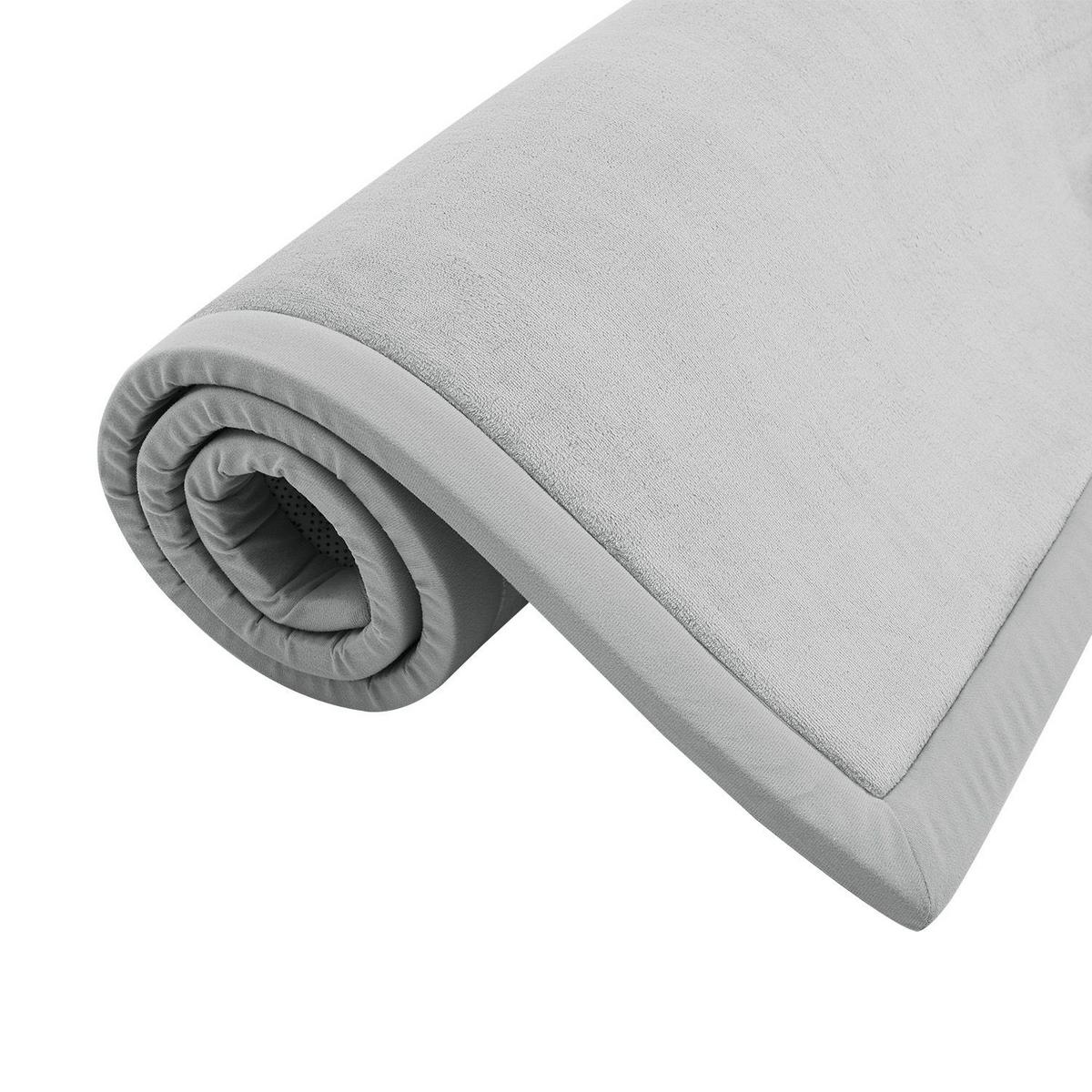 SPIELMATTE Maila grau 180 x 120 cm - Grau, Textil (120/2/180cm) - Juskys