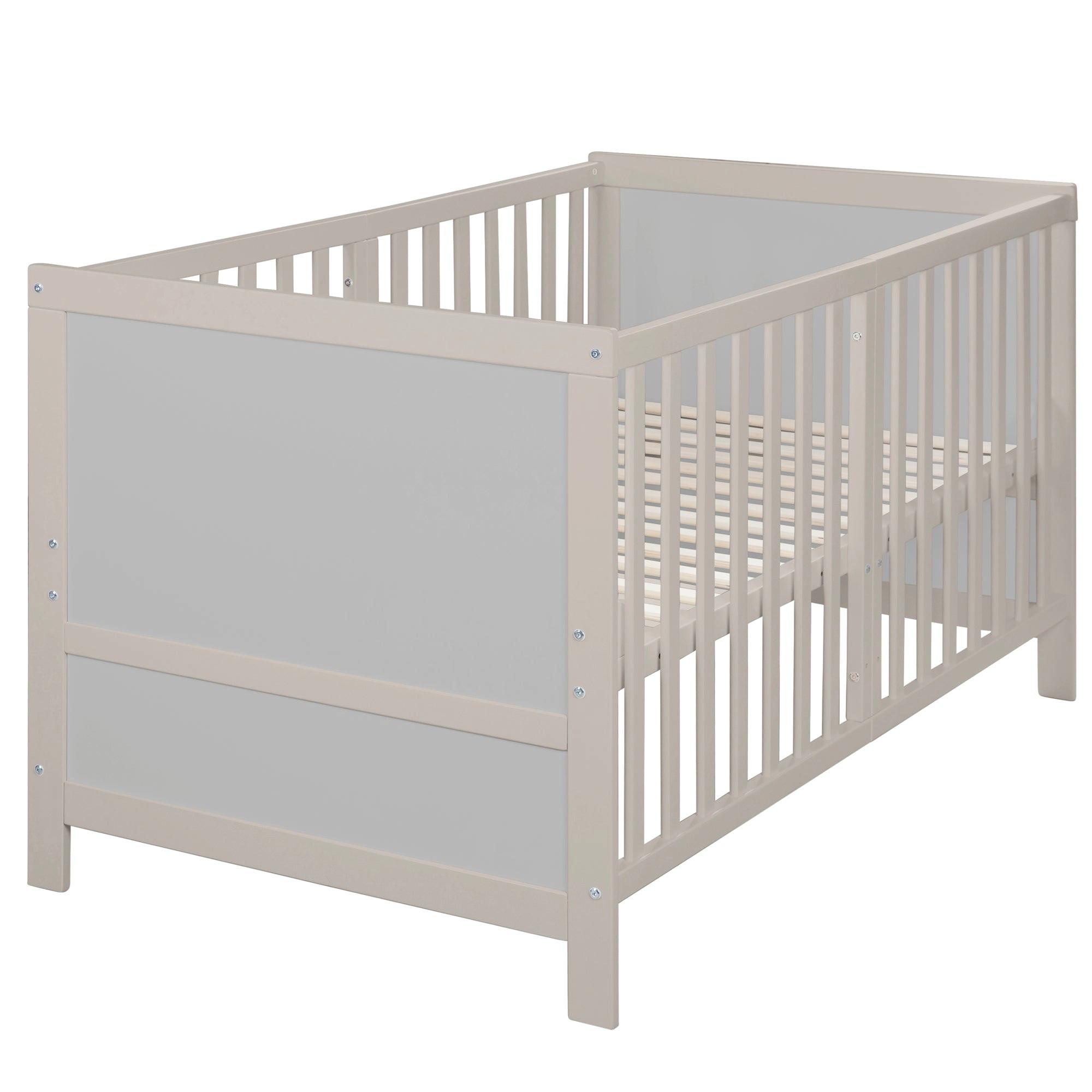 BABYBETT Easy Sleep 70 x 140 cm - Hellgrau, Holzwerkstoff (70/140cm) - Roba