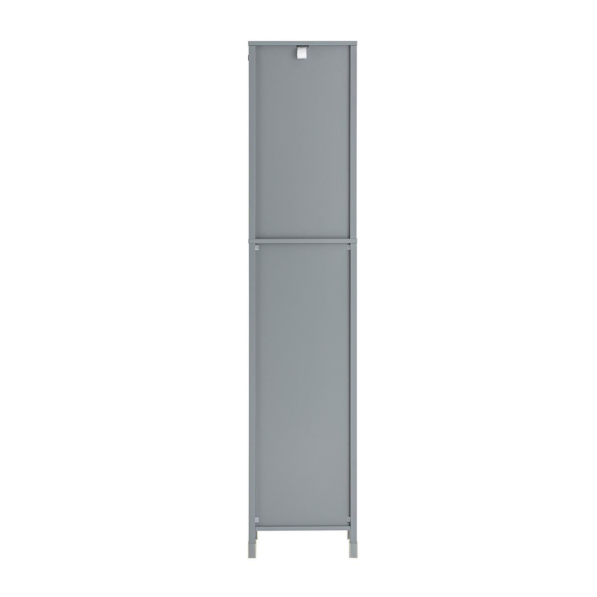 HOCHSCHRANK Dunkelgrau - Grau, Holzwerkstoff (30/145/30cm) - SoBuy