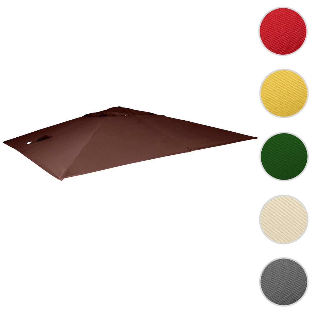 ERSATZ-BEZUG FÜR SCHIRM Braun - Braun, Textil (335/335cm) - MCW