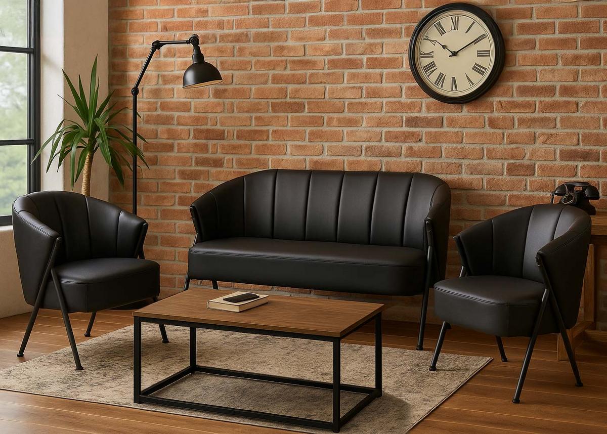 SESSEL Schwarz - Schwarz, Kunststoff (65/74/72cm) - MCW