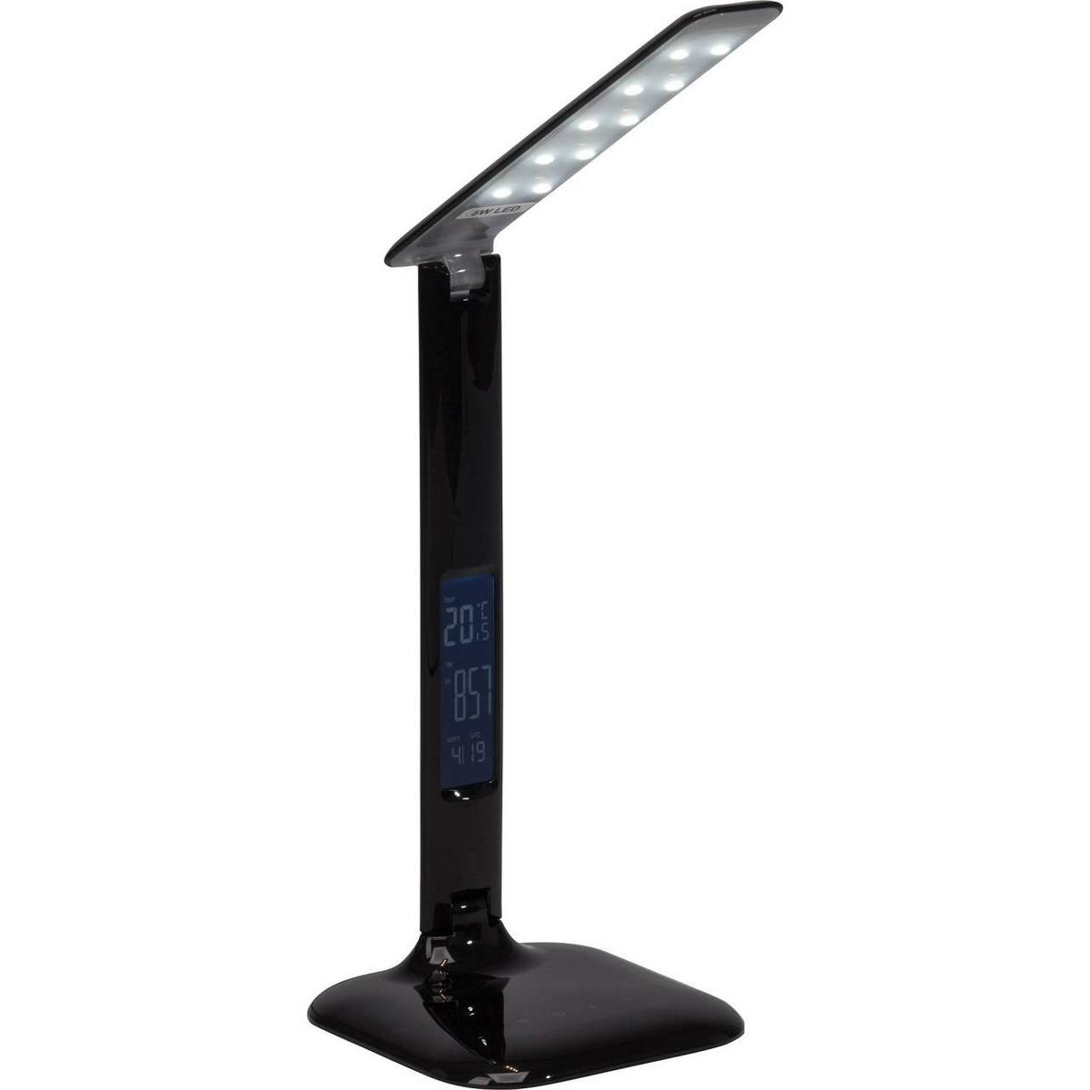 SCHREIBTISCHLEUCHTE Glenn G94871/06 - Schwarz, Metall (15/15/55cm) - Brilliant