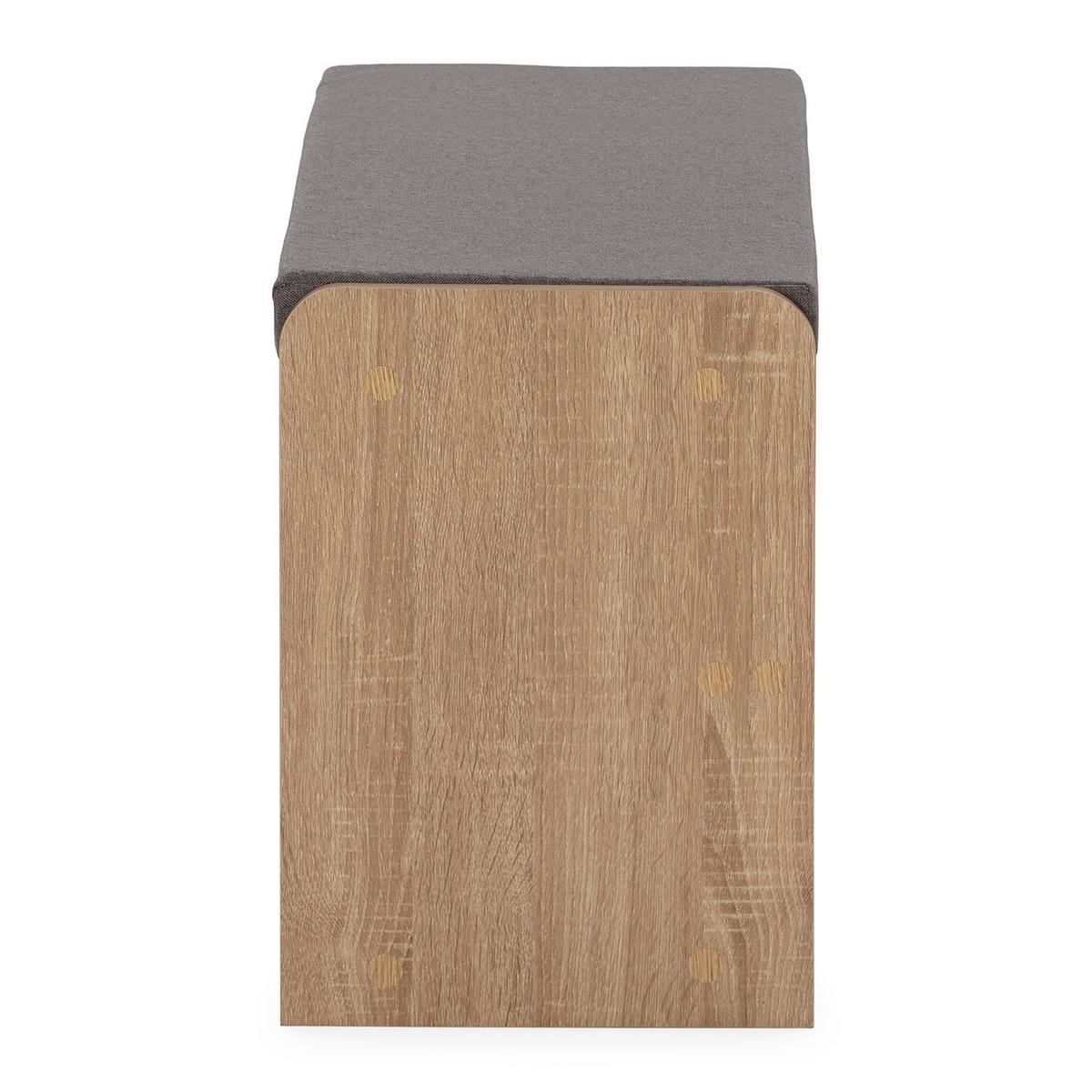 SCHUHBANK Gabriel Eichenfarbe - Honigeiche, Holzwerkstoff (103/46/32cm) - VS Venta-stock