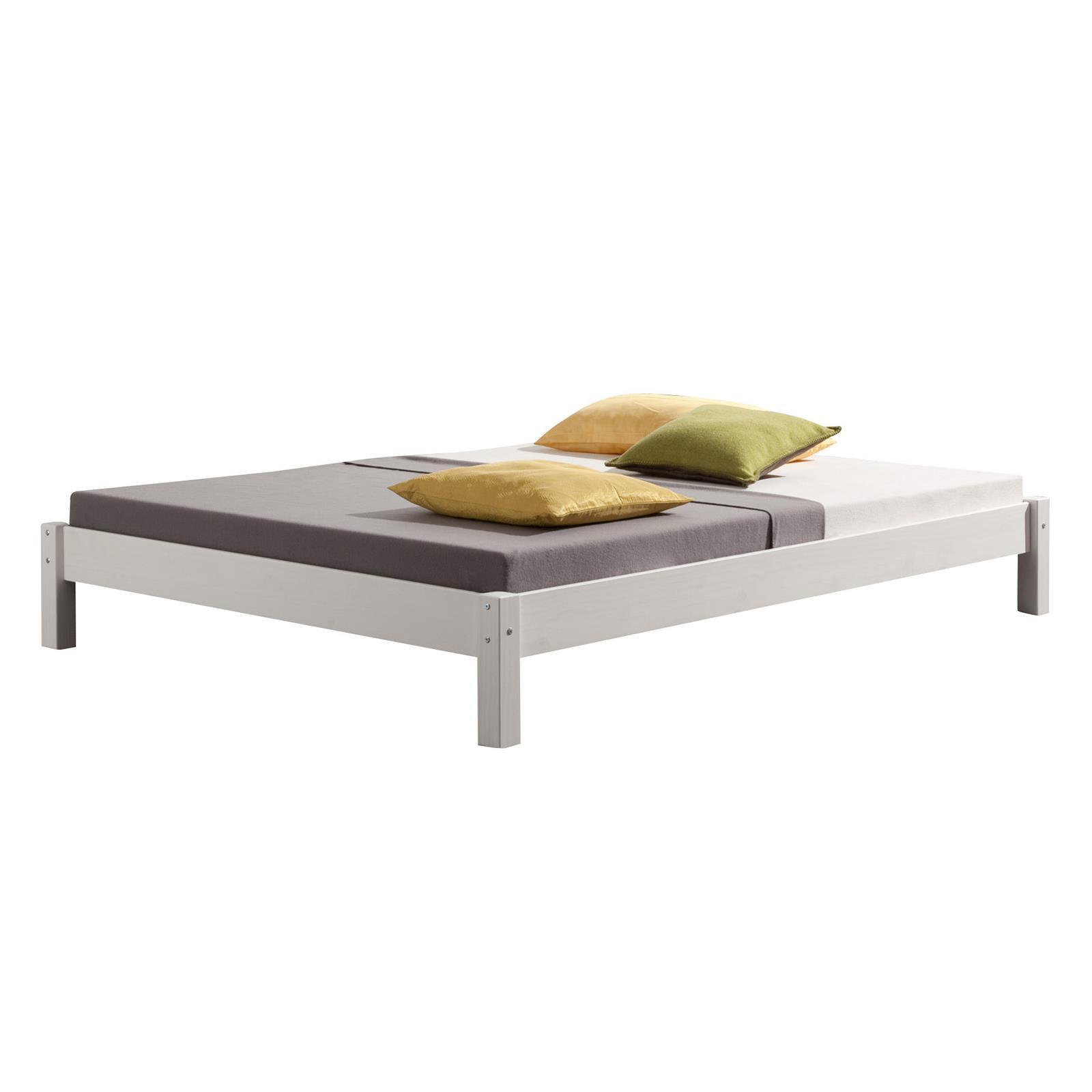 FUTONBETT TAIFUN 140x200 cm weiß - Weiß, Holz (140/200cm) - IDIMEX