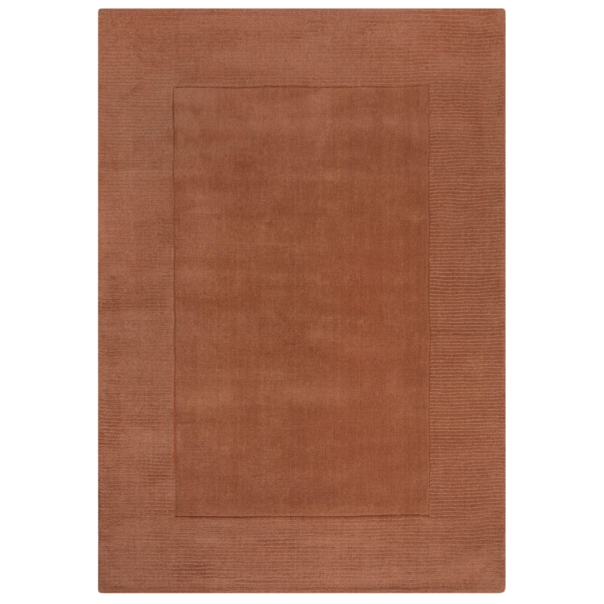 WOLLTEPPICH MOLE, einfarbig, Orange, 120 x 170 cm - Orange, Textil (170/120cm) - KADIMA DESIGN