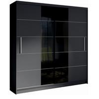 KLEIDERSCHRANK Graphit 200/215/60 - Graphitfarben, Holzwerkstoff (200/215/60cm) - RAUMHIRSCH FURNITURE