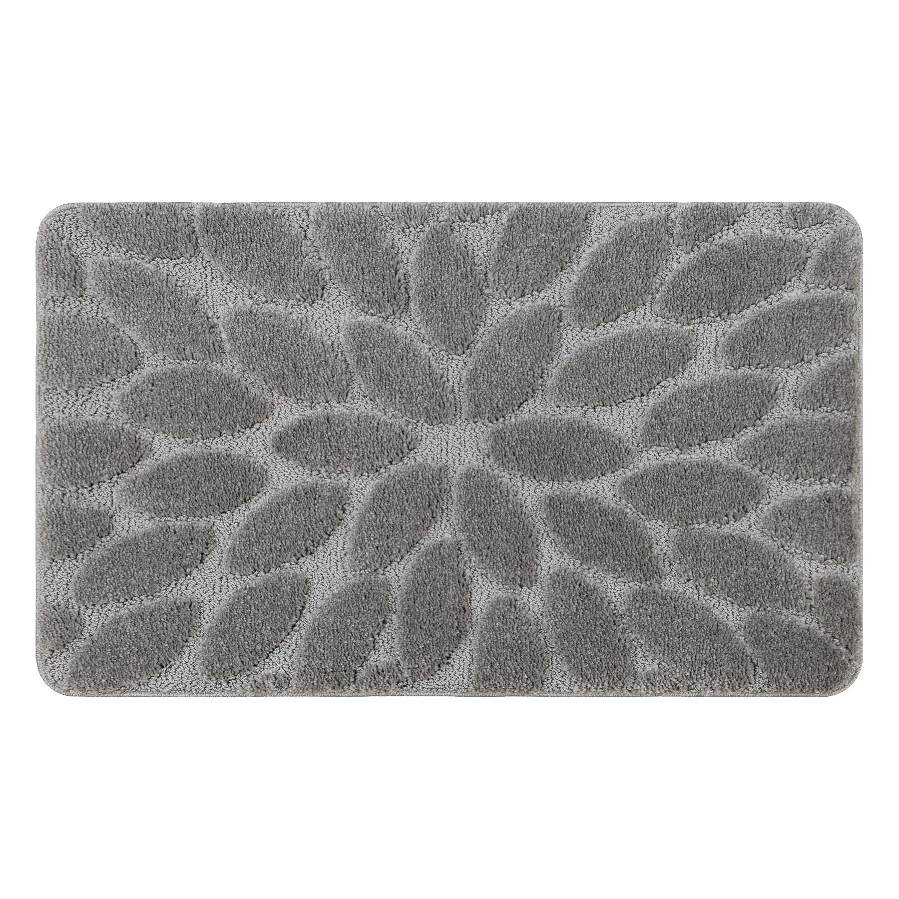 TEPPICH Dywaniki łazienkowe 60/100 cm - Grau, Textil (60/100cm) - rugsX