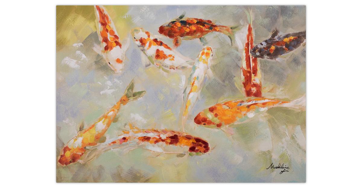 ACRYLBILD HANDGEMALT 100/70 cm - Multicolor, Holz/Textil (100/70cm) - KUNSTLOFT