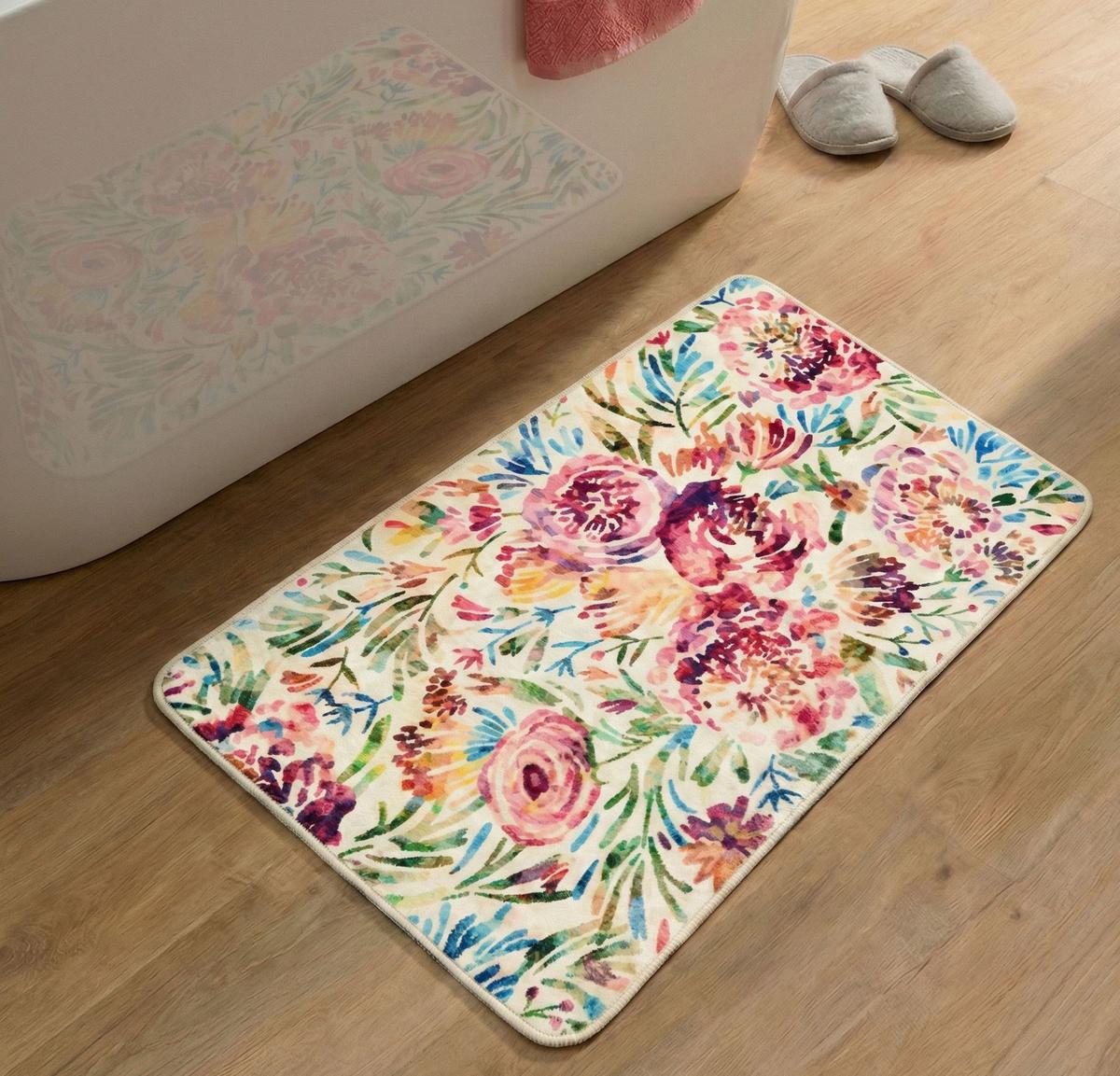 BADTEPPICH Aquata 60x100 cm - Multicolor, Textil (60/100cm) - Gino Falcone