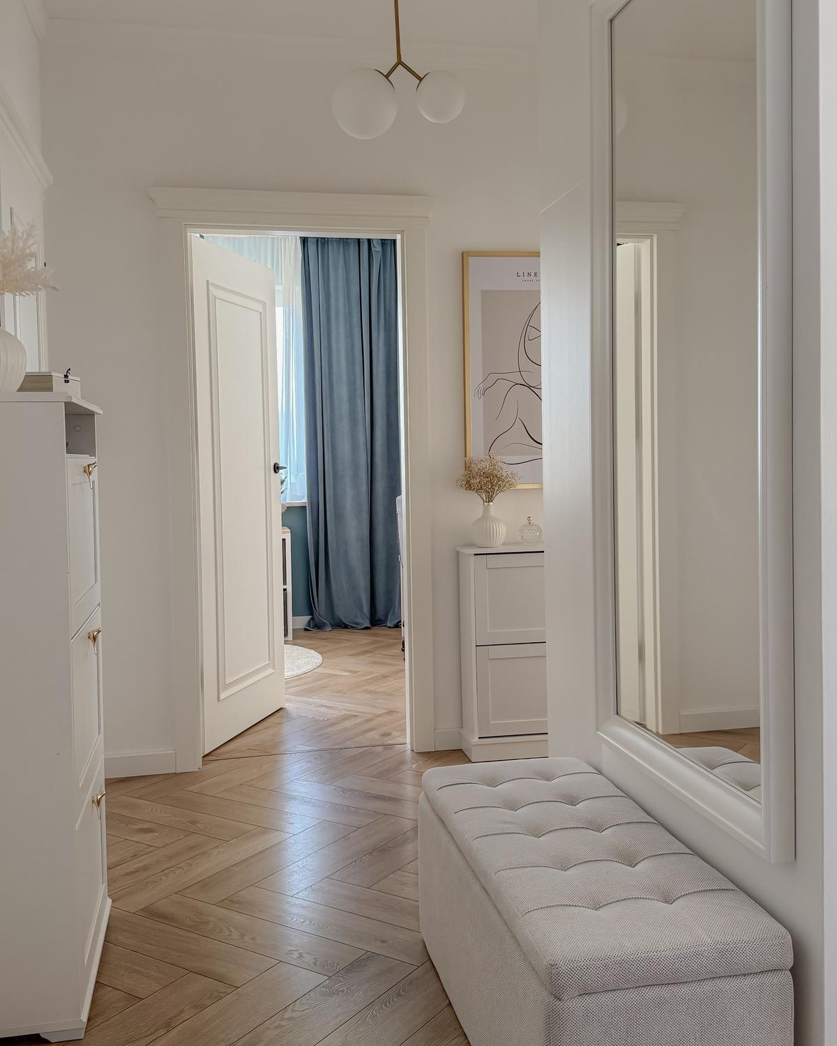 OTTOMANE mit Stauraum Stoff Cremeweiß Orem - Creme, Textil (100/42/40cm) - Beliani