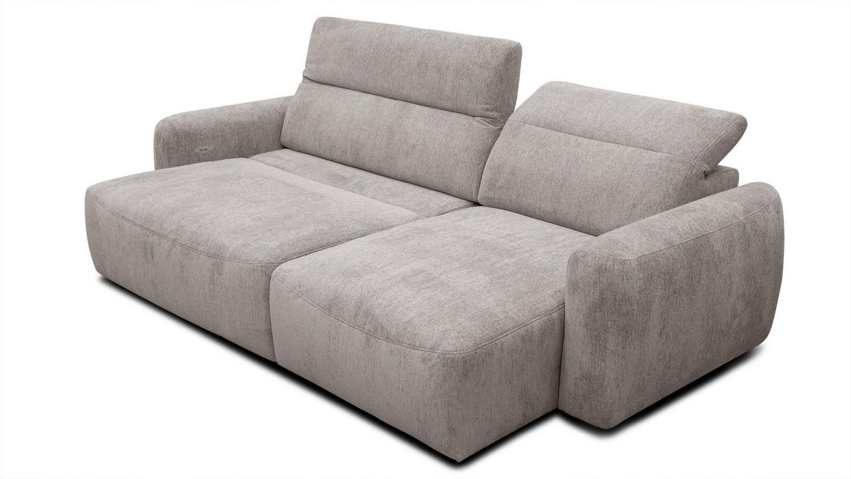 ECKSOFA NERO 4-Sitzer, dunkelbeige - Beige/Schwarz, Holz/Textil (272/81/159cm) - Wozimo