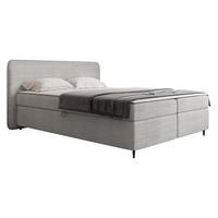 BOXBETT Boho II - H3 - Hellgrau/Schwarz, Holz/Holzwerkstoff (180/200cm) - MIRJAN24