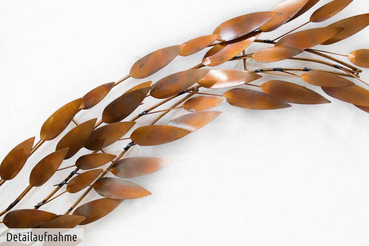 WANDDEKO Kupfer 130/63 cm - Kupferfarben, Metall (5.05/63/8cm) - KUNSTLOFT