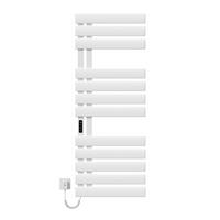 HEIZKÖRPER Elektrisch WLAN Thermostat Weiß 130/50 cm - Weiß, Metall (50/130/11cm) - EMKE